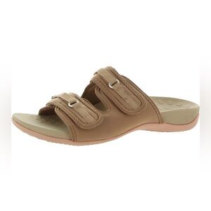 Women’s VIONIC Sarah tan slide sandals- Size 8.5 Wide